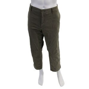 Spoke Mens Cotton Flat Front Straight Leg Pants Brown Size 38